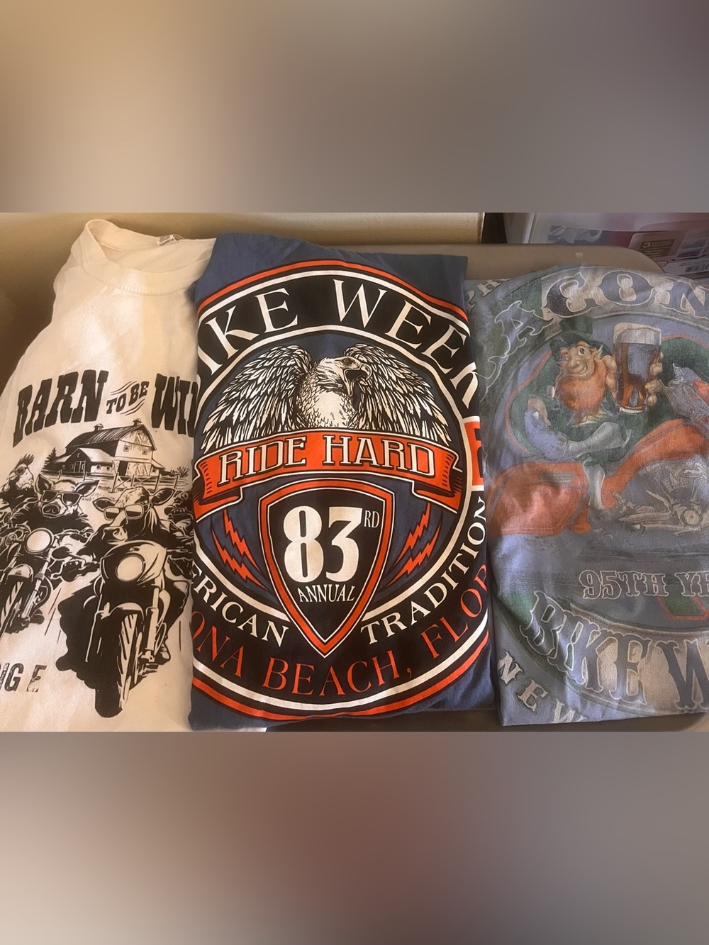 3 biker 2x shirt bundle b2 bike laconia new hampshire daytona florida